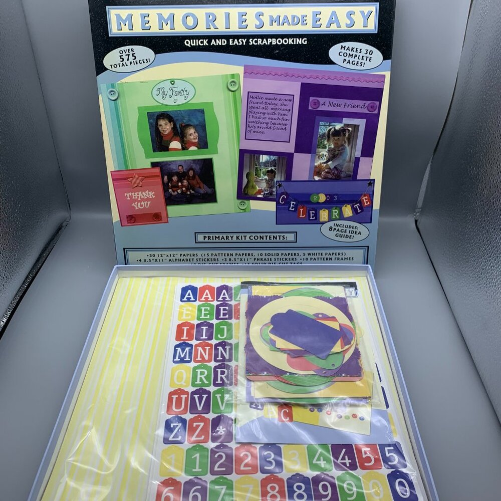 NEW Memories Made Easy 30 Complete Page Scrapbooking Kit